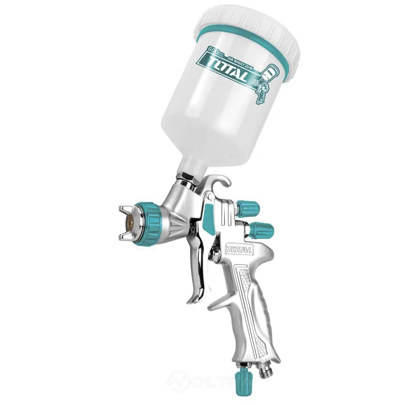 Total 600ml, 1.3mm HVLP Gravity Type Air Paint Spray Gun (TAT10605)