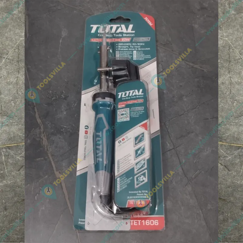 Total 60-Watt Electric Soldering Iron (TET1606)