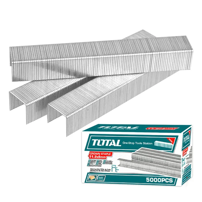 Total 2 Packs of 8mm Crown Staple Pins-10000pcs (TAC920082)