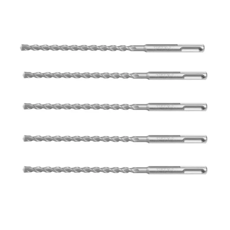 Total 10 X 210mm SDS Plus Hammer Drill Bit (TAC311003)- Pack Of 5