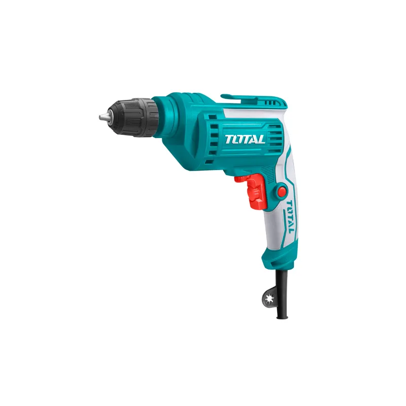 Total 10mm 500 Watt Keyless Chuck With Variable Speed, F/R Function Drill Machine, 0-3300 RPM (TD2051026-2)