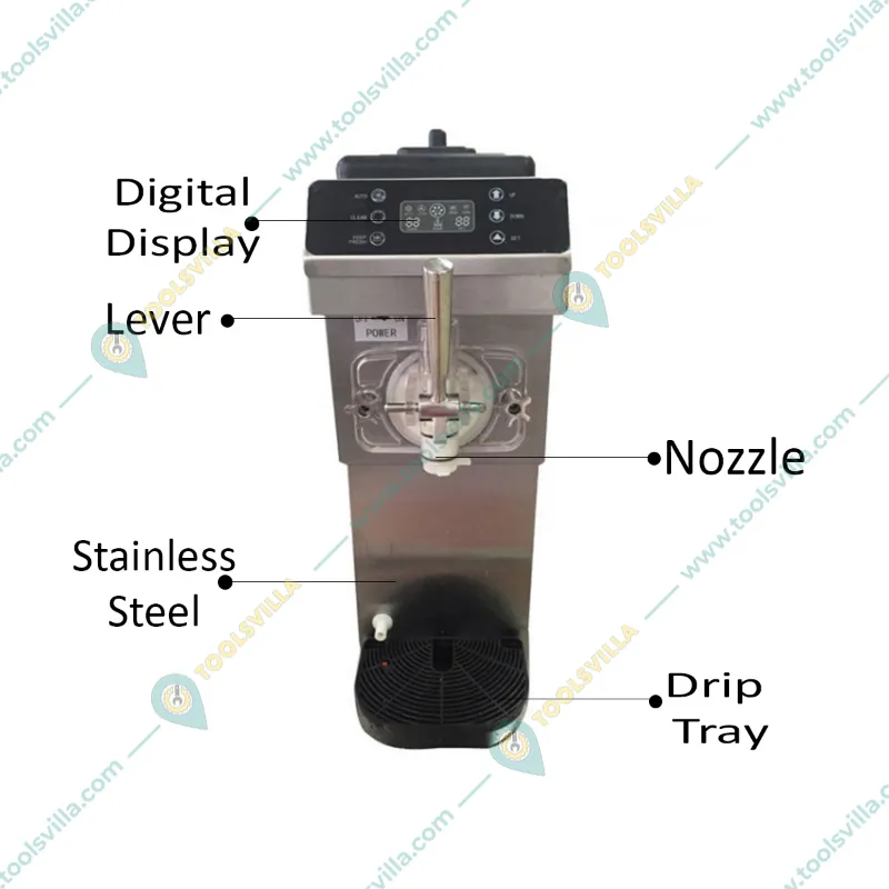 Trufrost Solo Table Top Ice Cream Making Machine, 700 Watt (1 Year Warranty)
