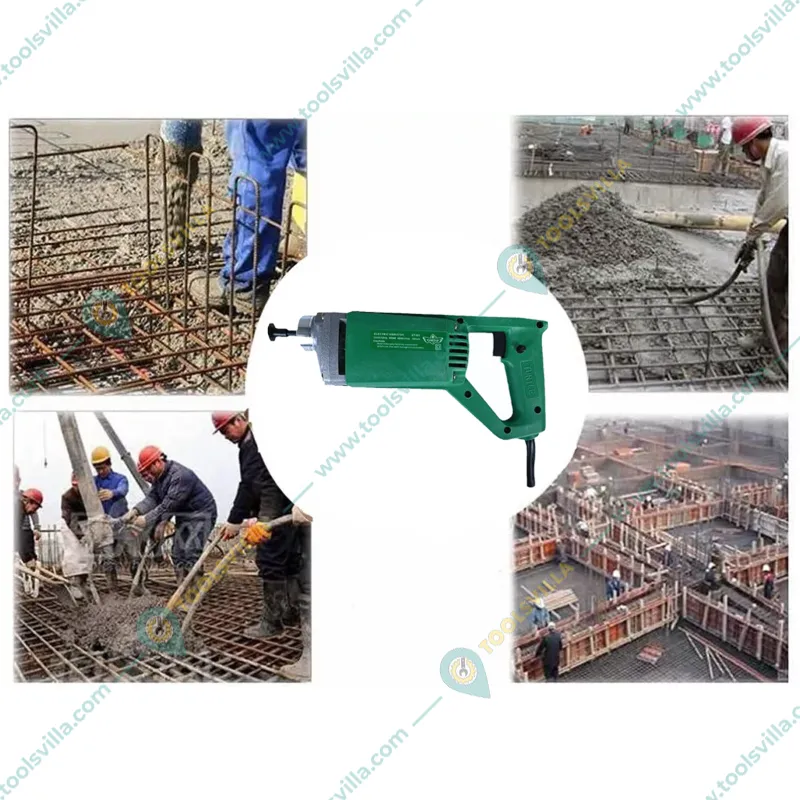 Turtle 35 mm 800W Electric Concrete Vibrator with 1.5 m Vibrating Needle & 4800 RPM (ST-951)