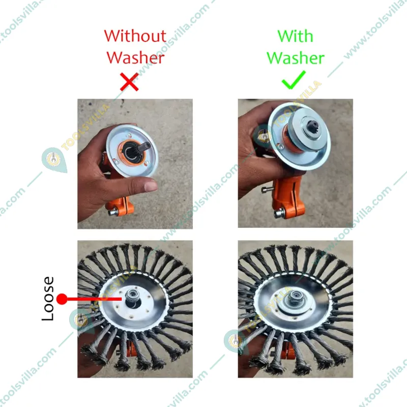 Heavy Duty 6 Inch (15 cm) Twisted Wire Trimmer Attachment for All Types of Petrol Brush Cutter(Quantity-2 Pieces)