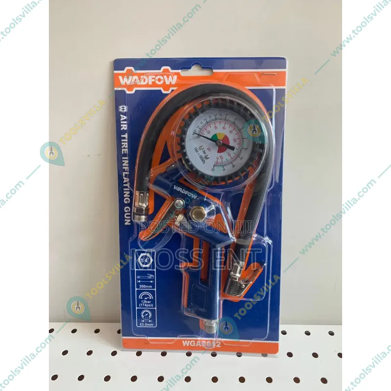 Wadfow 12 Bar Max. Pressure Air Tire Inflating Gun Without Quick Plug (WGA2612)
