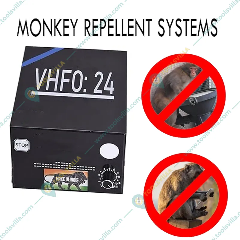 High Quality Ultrasonic Monkey Repeller for 3500 Square feet Area