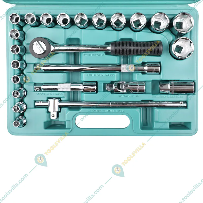 Eastman 24 Pcs 1/2 inch Square Drive Socket Set (E-2202-BM)