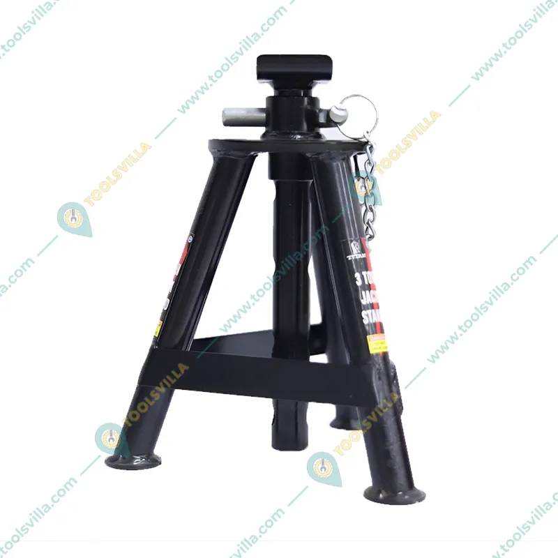Titan 3 Ton Black Jack Stand For Cars Lifting, With 450 mm Of Maximum