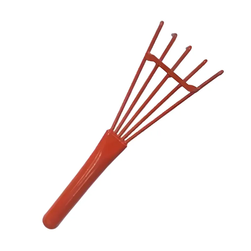 Big Panja or Leaf Rake with Five Teeth ,Hard Steel Material for Gardening, Pack of 2