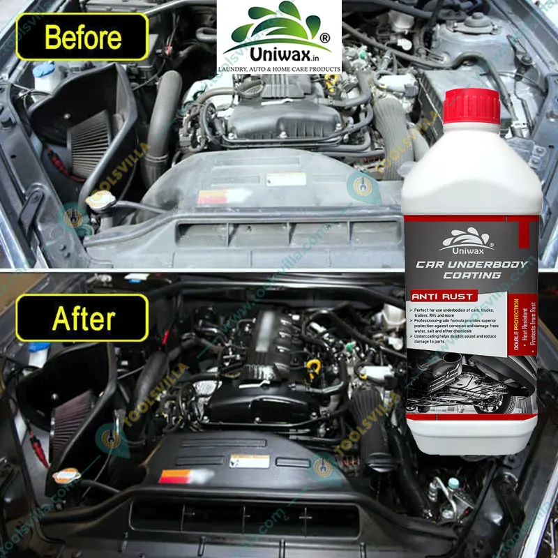 Uniwax 1Kg Car Underbody Coating, Anti Rust, Protection Against Rust, Water, Salt & Chemicals