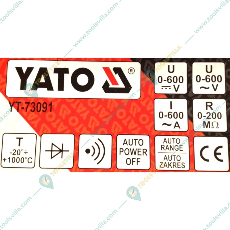 Yato Universal Digital Clamp Meter (YT-73091)