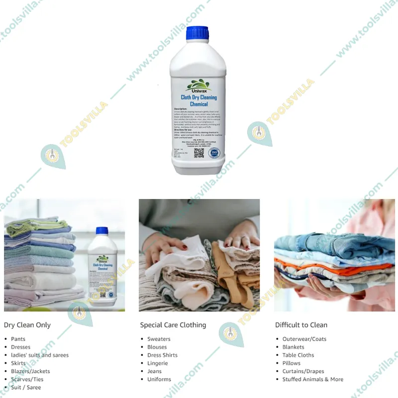 Uniwax Cloth Dry Cleaning Chemical