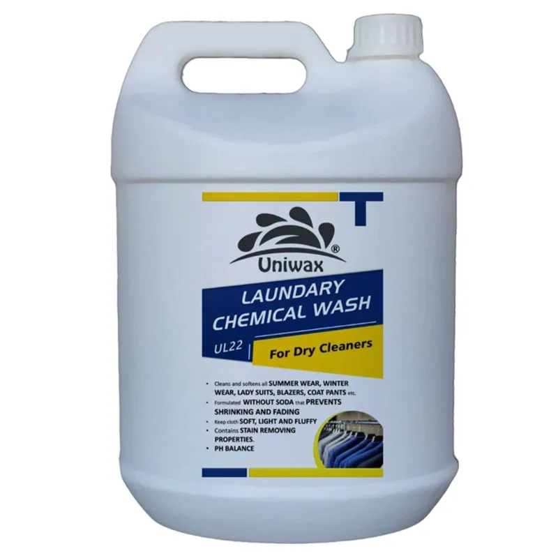 Uniwax 5 Liter UL 22 Laundary Chemical Wash For Dry Cleaners