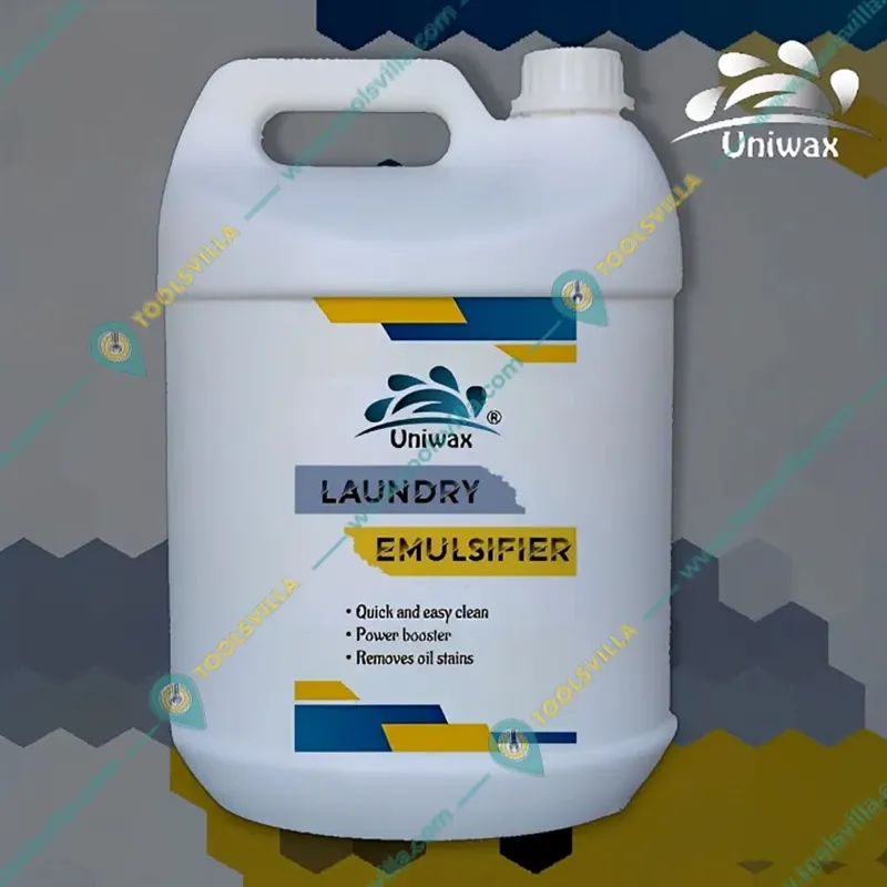 Uniwax 5 L Laundry Emulsifier / Detergent Booster Oil & Grease Stain Remover