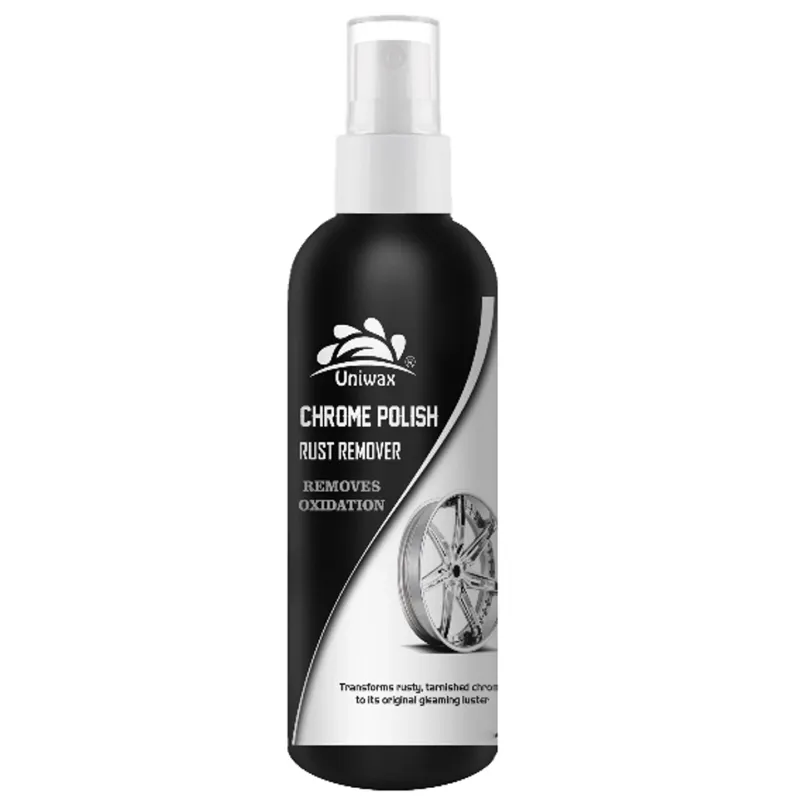 Uniwax 200ml Chrome Polish Rust Remover for Chrome, Copper, Brass, Bronze, Gold, Nickel and Stainless Steel