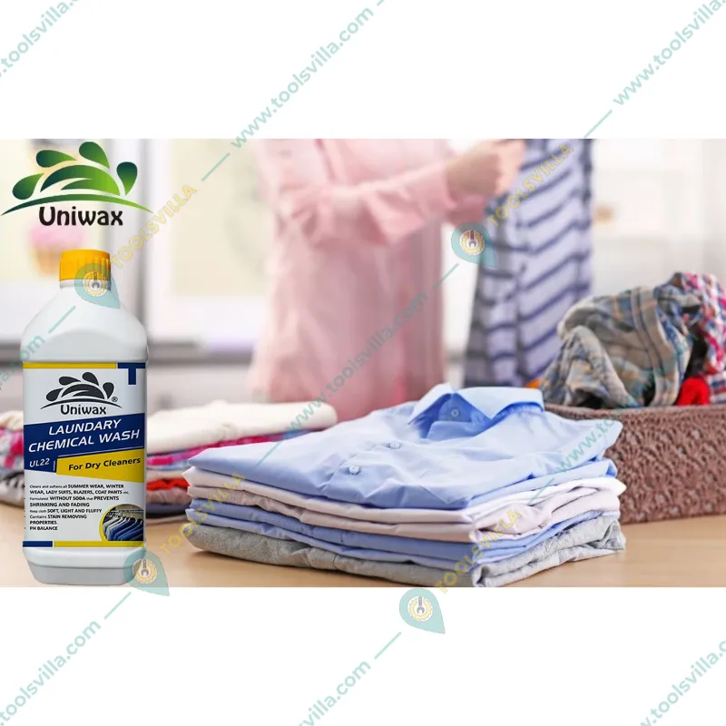 Uniwax 1Kg Laundary Chemical Wash UL22 for Dry Cleaning of all Fabrics Like Suite, Saree, Woolen, Blazer, Coat, Shirts