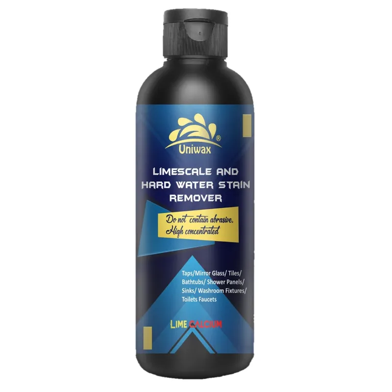 Uniwax 200ml Limescale And Hard Water Stain Remover for Taps, Mirror Glass, Tiles, Bathtubs, Sinks, Shower Panels