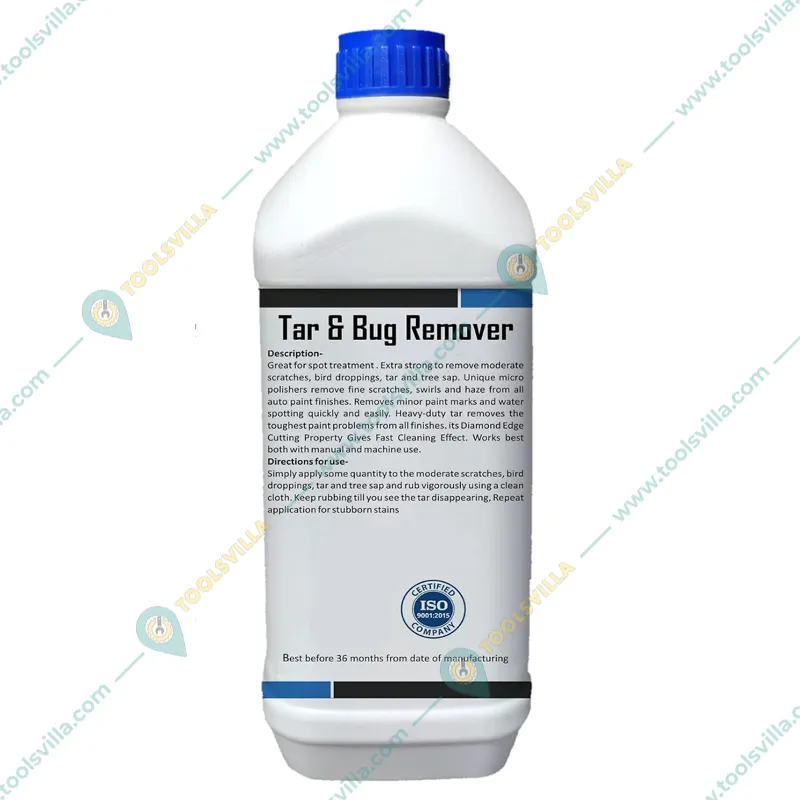Uniwax 1L Tar & Bug Remover to Clean Moderate Scratches Bird Droppings, Tar and Tree Sap 