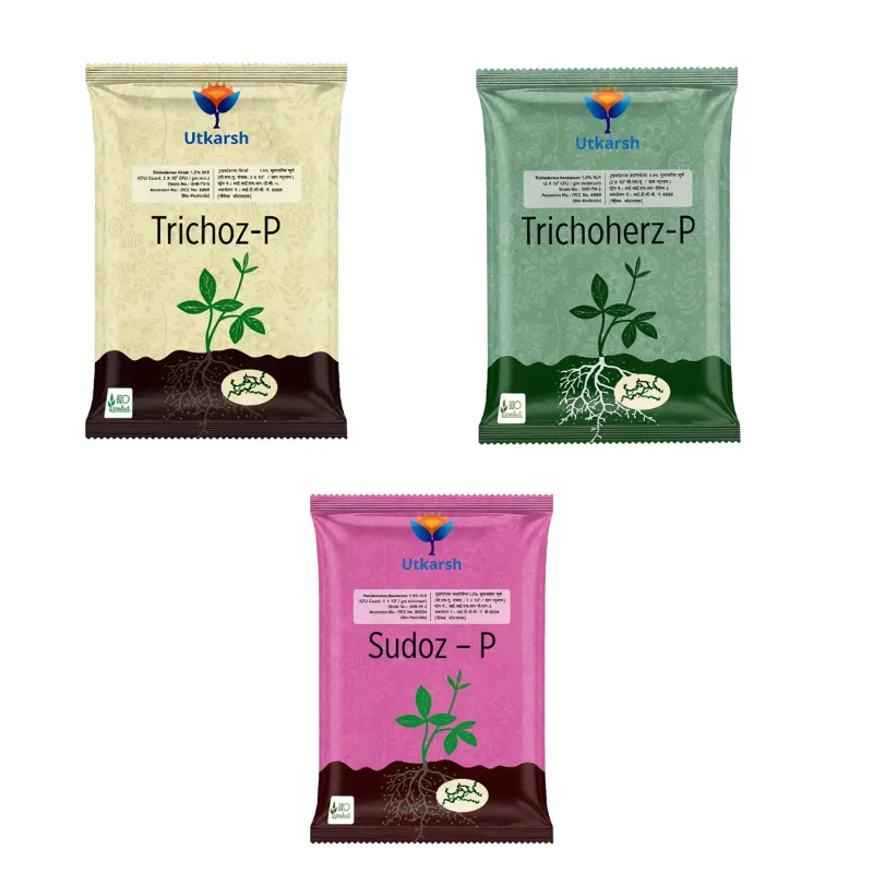 Utkarsh Fungus Control Combo Pack | Trichoz-P(250g) + Trichoherz-P(250g) + Sudoz-P(250g)