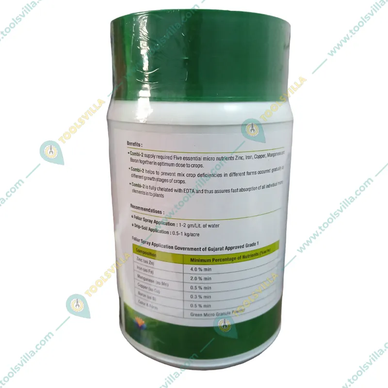 Utkarsh Combi-2 (EDTA Chelated Fertilizers, Mix Micronutrient) |  Prevents Mix Crop Deficiencies | 1 kg(Pack-1 x 1 kg)