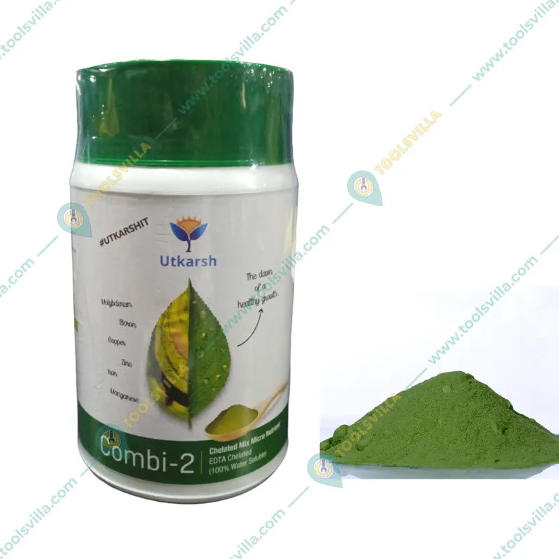 Utkarsh Combi-2 (EDTA Chelated Fertilizers, Mix Micronutrient) |  Prevents Mix Crop Deficiencies | 1 kg(Pack-1 x 1 kg)