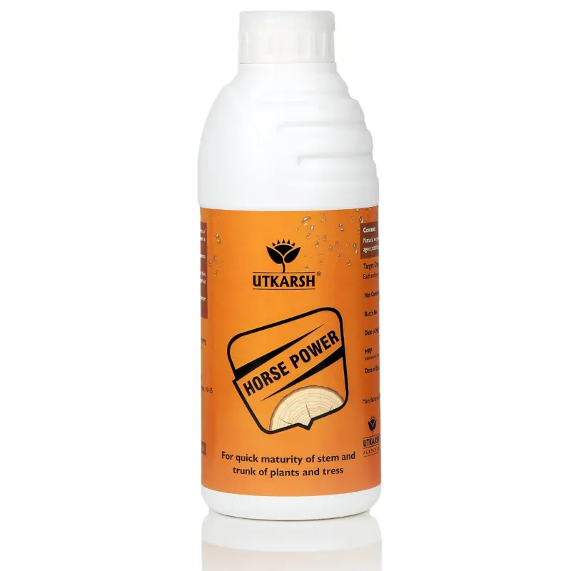 Utkarsh Horse Power (Ammonium Polyphosphate Fertilizer- NPK 10-34-00) for Quick Maturity of Stem and Trunk(Pack-1 x 1 liter)