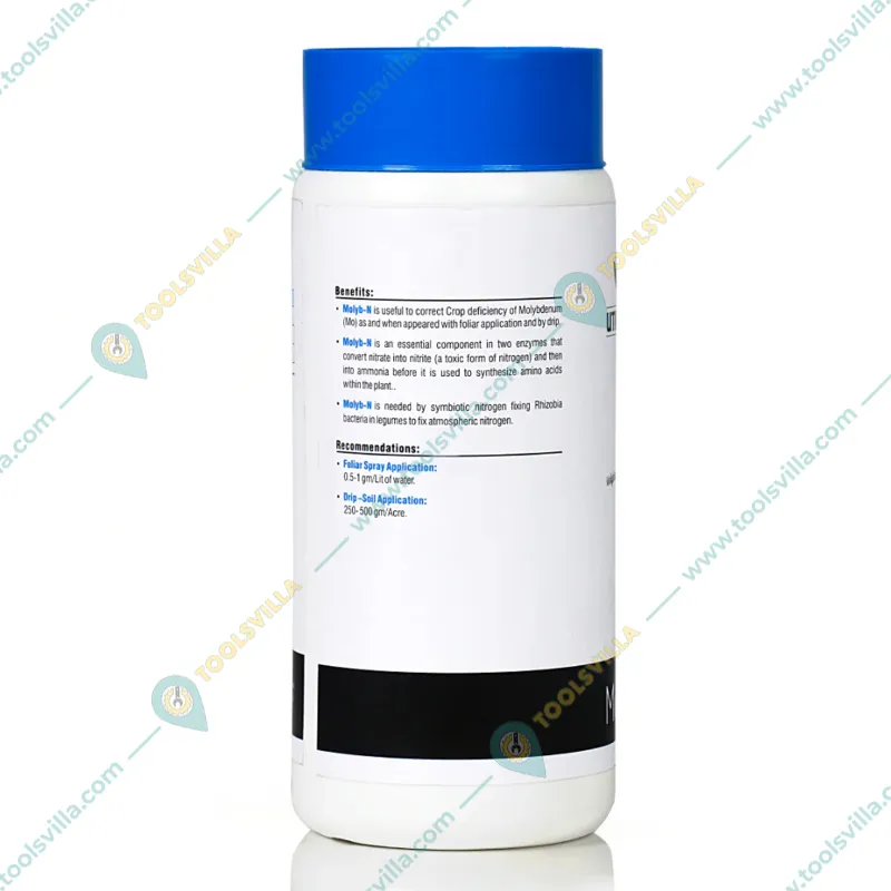 Utkarsh Molyb-N (Mo 52% Ammonium Molybdate) (100% Water Soluble Fertilizer) Synthesizes Amino Acids | 250 gm