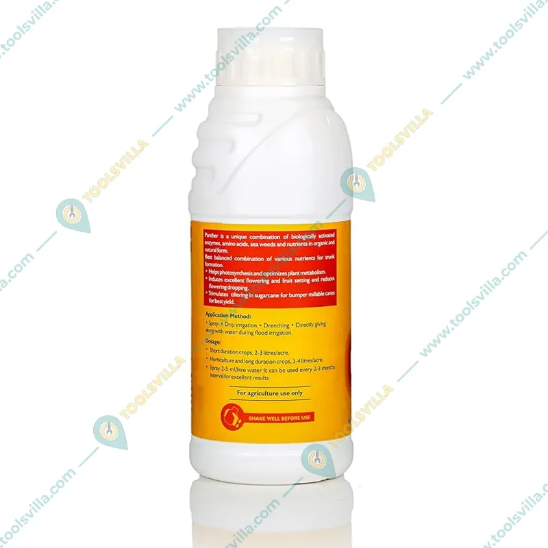Utkarsh Panther (Activated Biological Formulation for Effective Flowering & Plant Growth) | Biostimulant | 500 ml