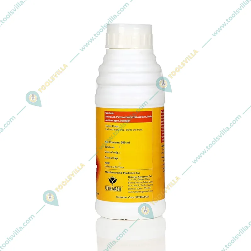 Utkarsh Panther (Activated Biological Formulation for Effective Flowering & Plant Growth) | Biostimulant | 500 ml