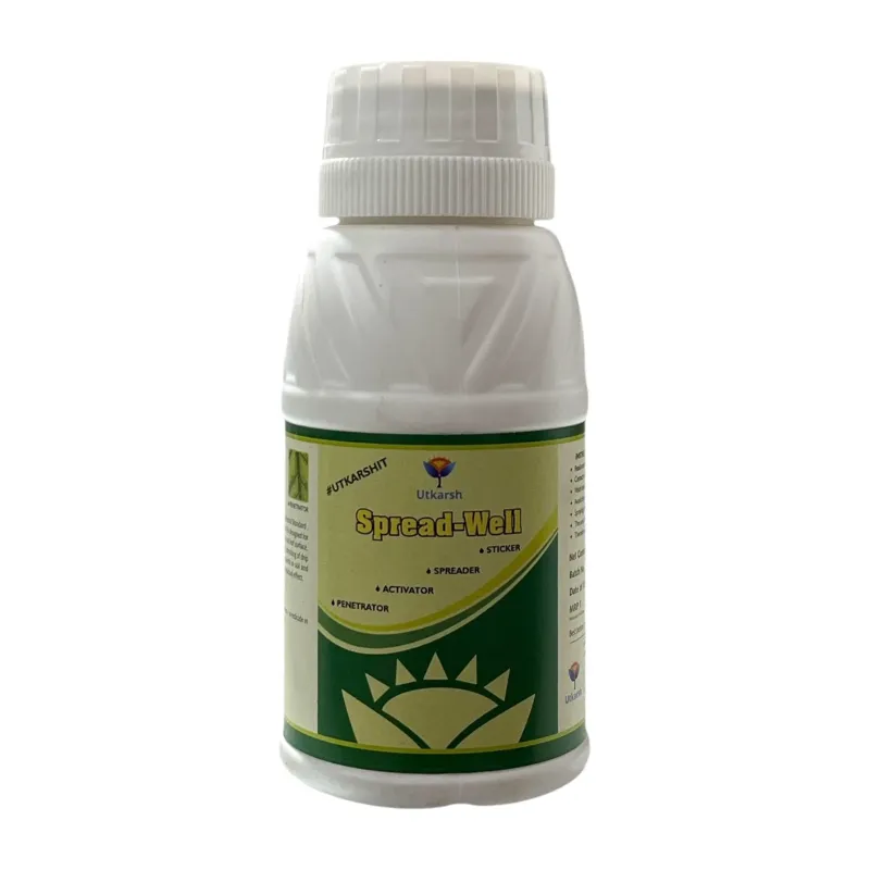 Utkarsh Spread-Well (Normal Spreader, Sticker, Activator for Plants, Non-Ionic Silicone Based Organic Spreader) | 250 ml