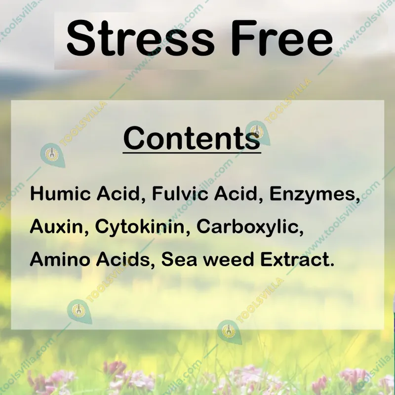 Utkarsh Stress Free (Anti-Stress Solution For Crop) | Biostimulant | 1 liter(Pack-1 x 1 liter)