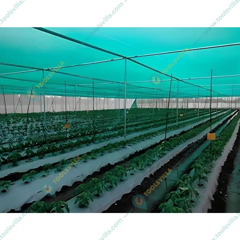 High Quality 50 % UV Sunlight Protected Green Shade Net | Suitable for Home, Garden, Nursery(Size-1 meter x 50 meter)