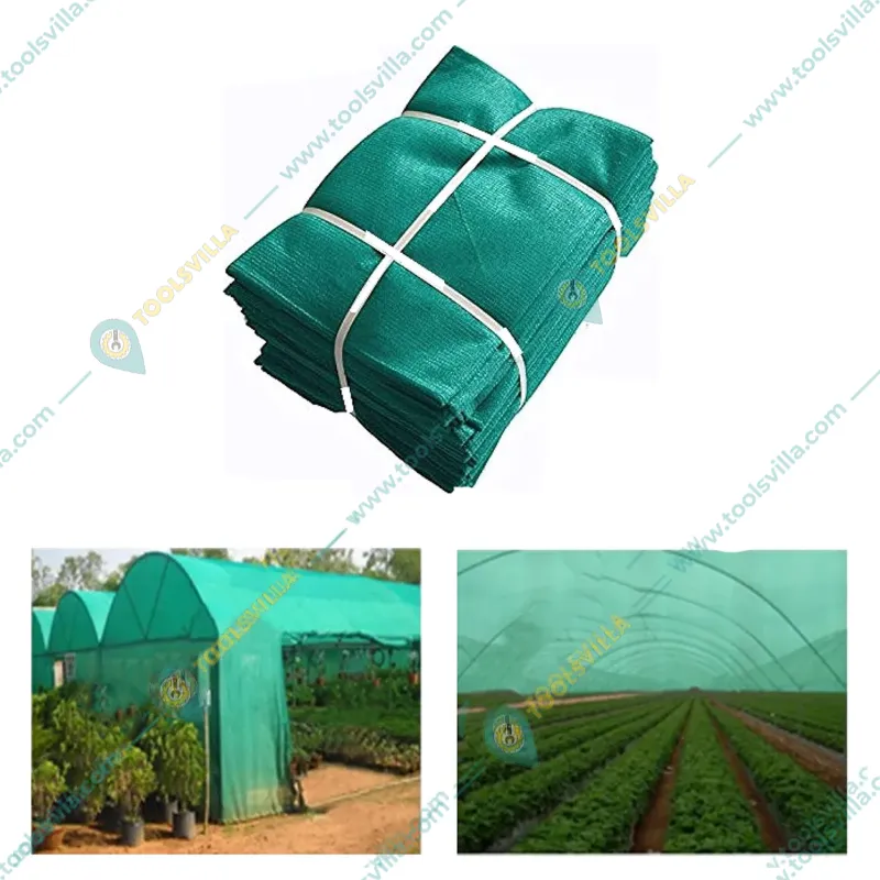 High Quality 50 % UV Sunlight Protected Green Shade Net | Suitable for Home, Garden, Nursery(Size-1 meter x 50 meter)