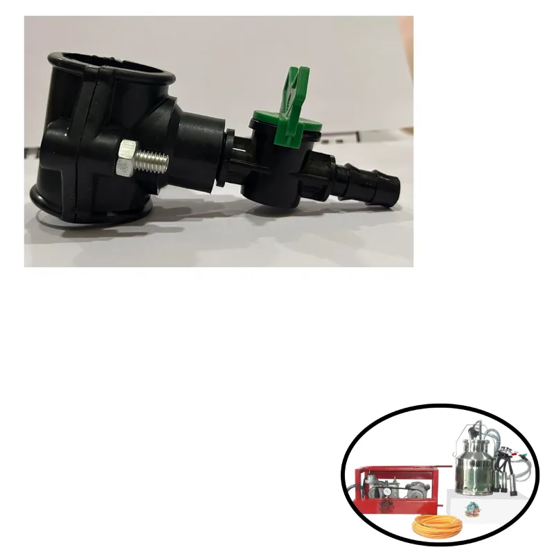 Godhan 1 piece Saddle and 2 pieces Lateral Valve for Milking Machine
