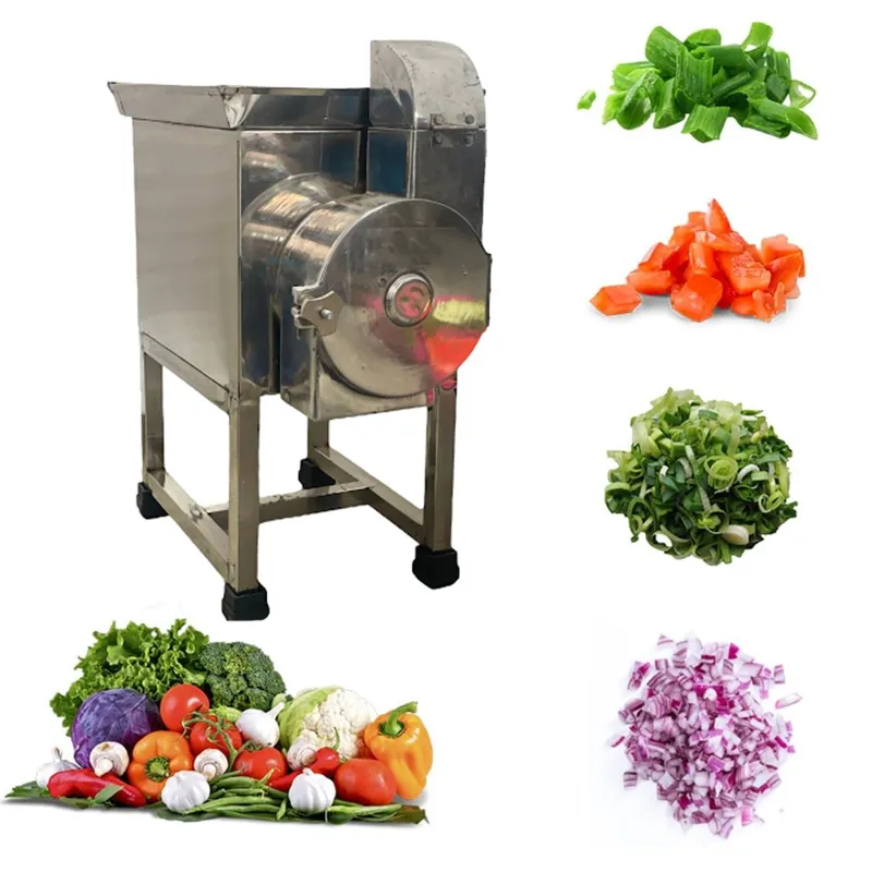 Automatic Stainless Steel Vegetable Chopper Machine, Capacity 40 kg/hr with Free Accessories  