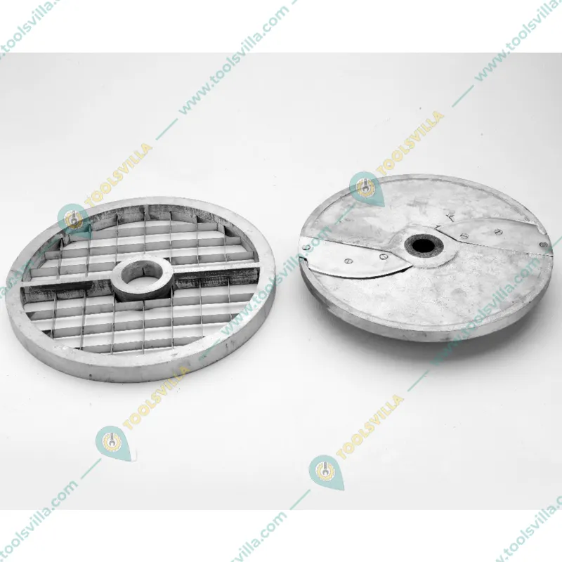  2 HP Motor Operated Stainless Steel Body Vegetable Cutter Machine with 7 Types of Cutting Blades