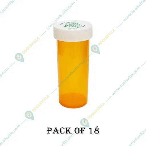 Patco Pharma 16DR (60ml) Vials (Secure Medication Storage Containers)(Pack-18 PCS)