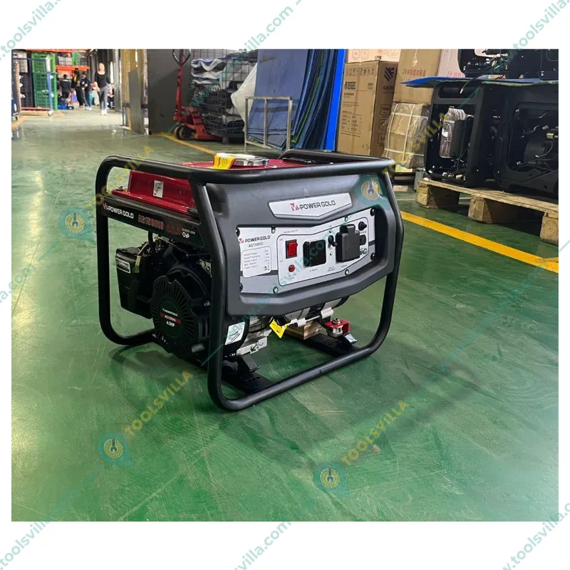 Vi Power Gold 1.1 KVA Single Phase Recoil Start Petrol Generator With 3.6 L Fuel Tank Capacity (AG1500iov)