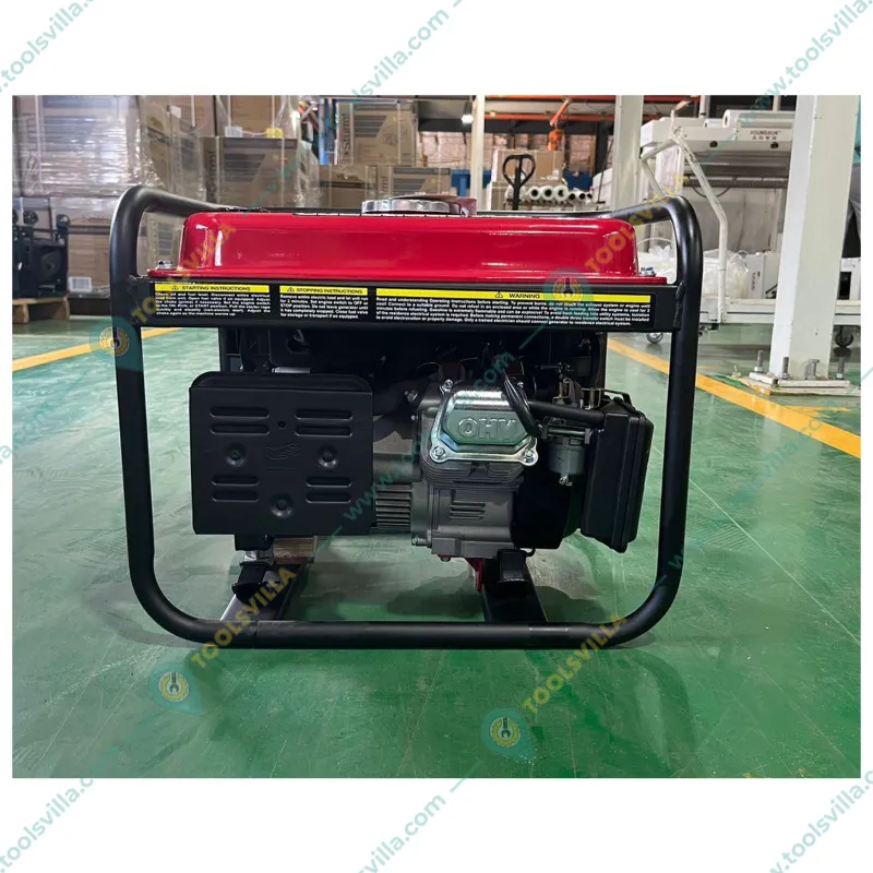 Vi Power Gold 1.1 KVA Single Phase Recoil Start Petrol Generator With 3.6 L Fuel Tank Capacity (AG1500iov)