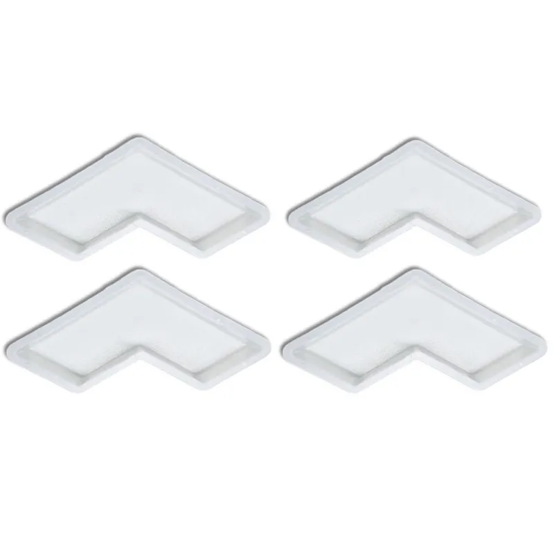 RK Plastic Pack Of 4 V-Shape  Interlocking Paver Mould for Outdoor Flooring & Garden