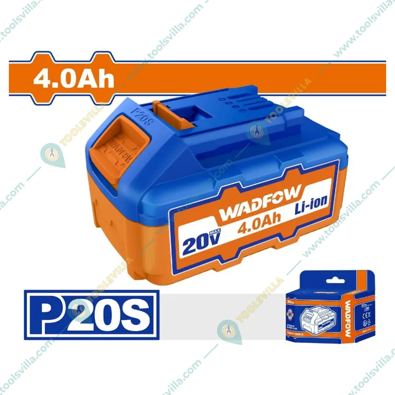 Wadfow 20V 4.0 AH Lithium-Ion Battery Pack (WLBP540)