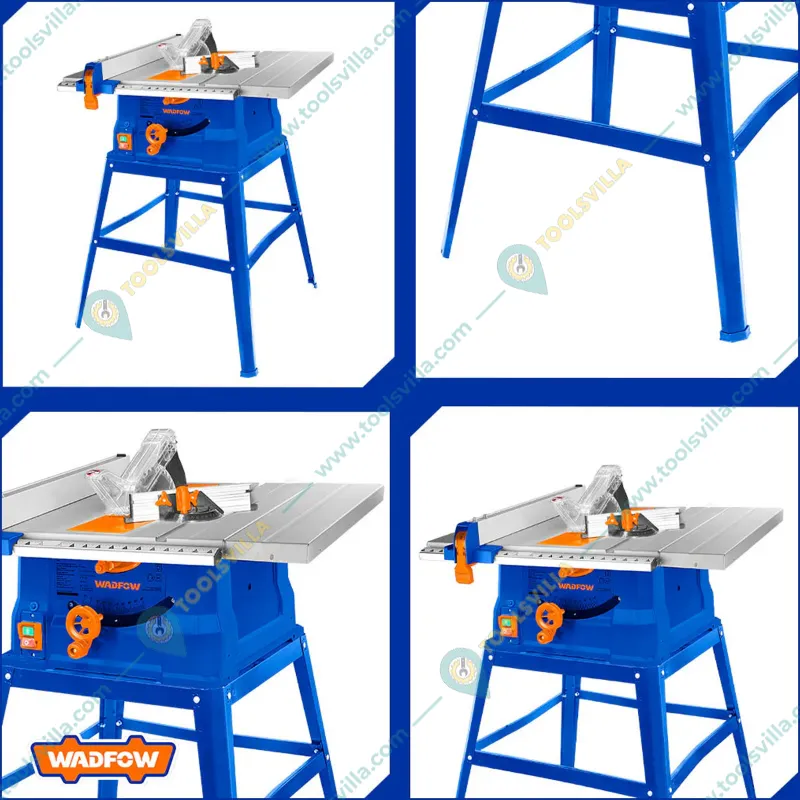 Wadfow (WTS1A1500) Table Saw - 1500 W Power, Φ-254 mm Blade, 4500 RPM