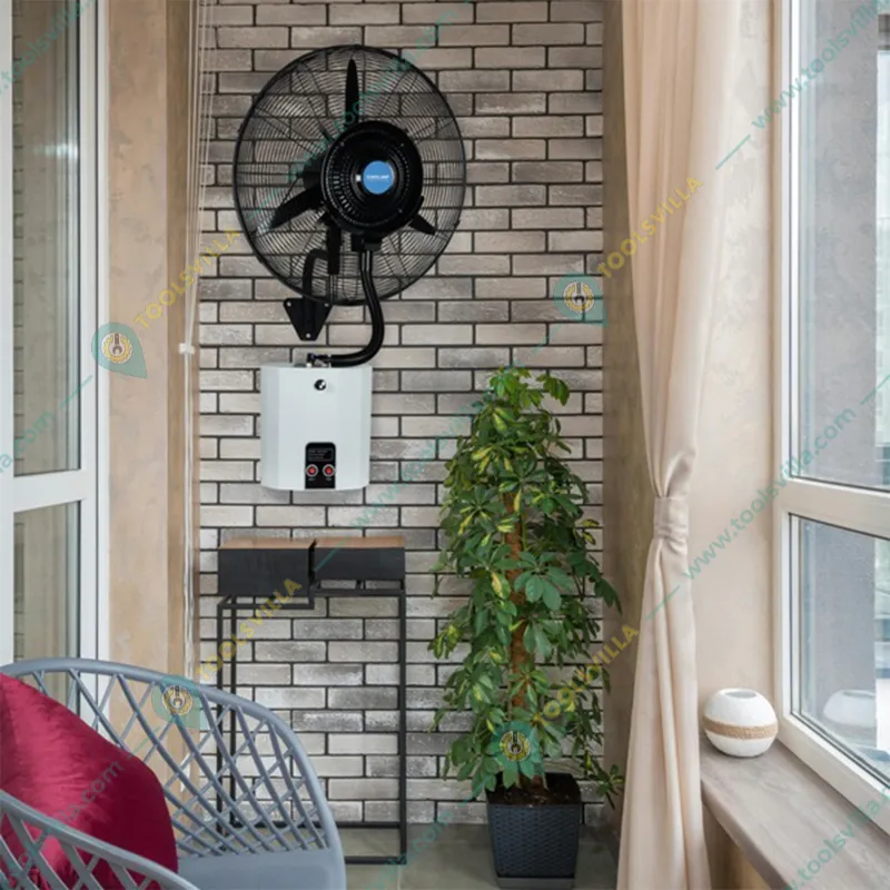 Wall Mounted 28 inch Water Mist Fan with 10L Water Tank