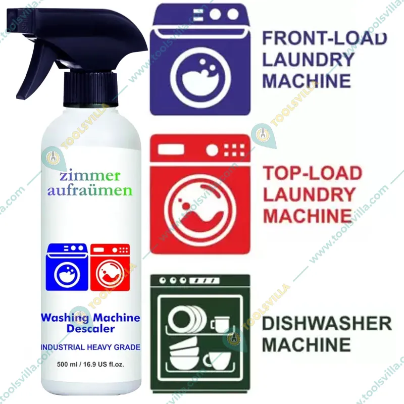 Zimmer Aufraumen 500ml Washing Machine Descaler, Industrial Heavy Grade