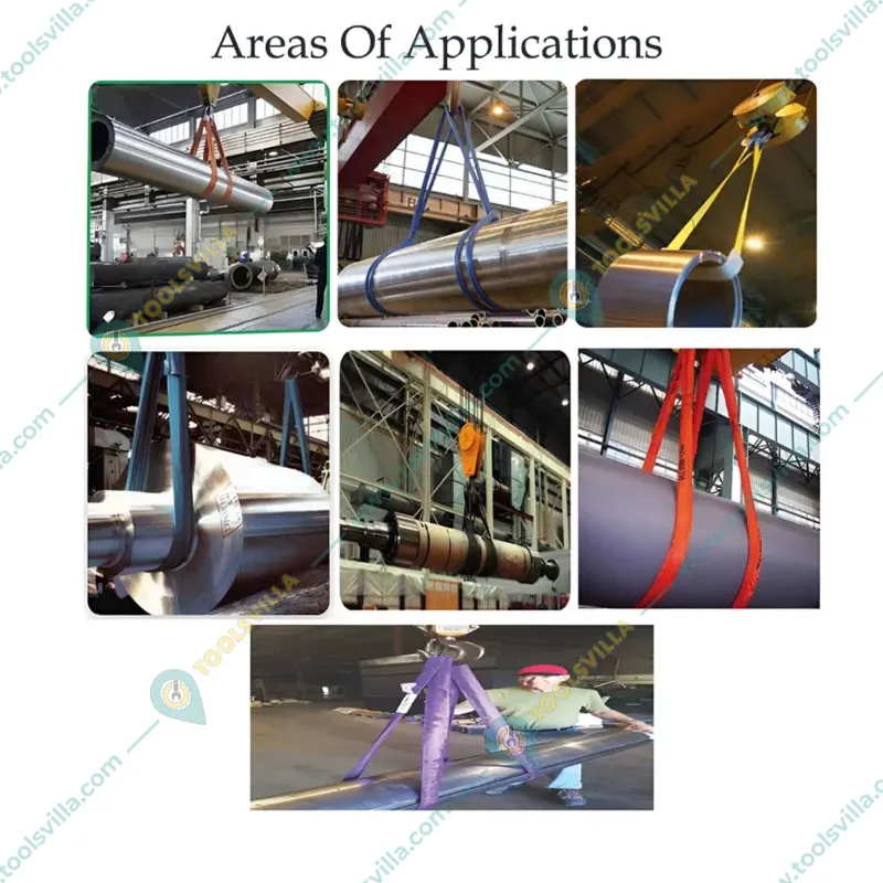 Heavy Duty Polyester Web Sling with all Available Sizes(Size-1 Meter,Capacity-1 Ton (Width : 25 mm))