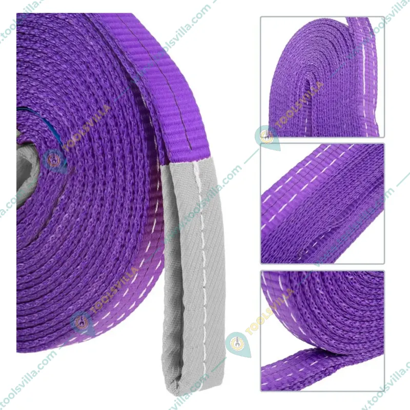 Safelift 1 Ton 8 Meter Duplex Polyester Web Sling, Width 25 mm