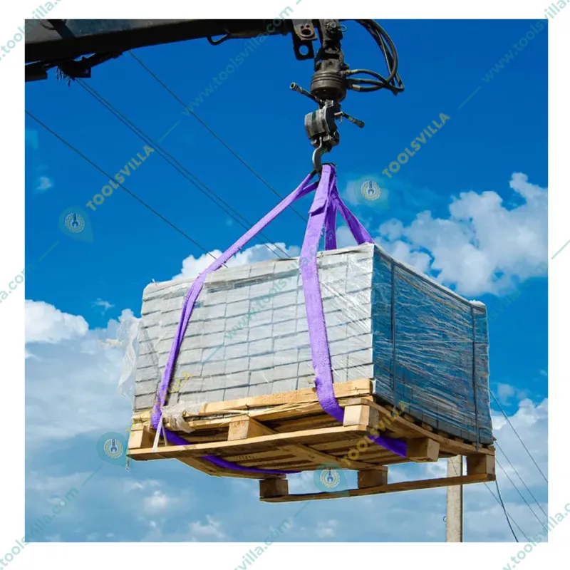 Safelift 1 Ton 8 Meter Duplex Polyester Web Sling, Width 25 mm