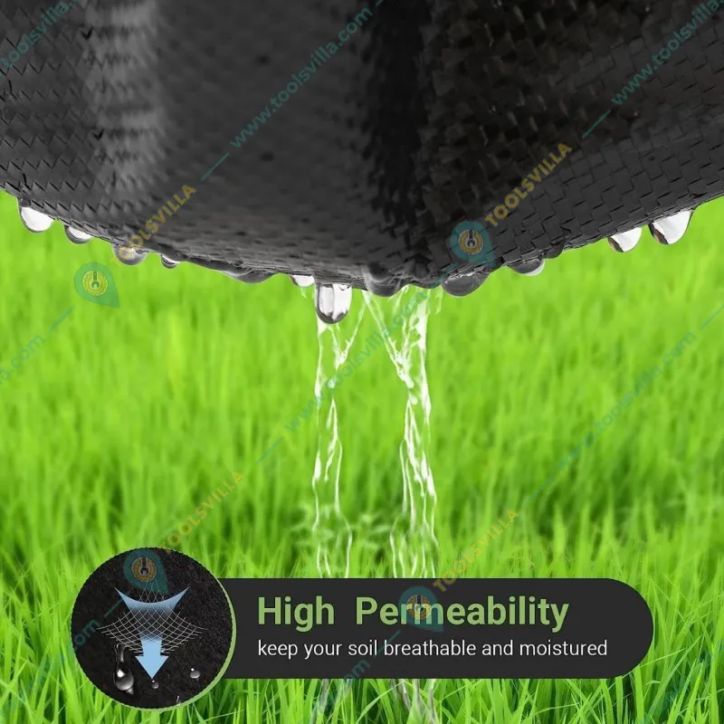 Singhal Premium 2 x 25 meter Weed Control Barrier Sheet | Suitable for Home Garden, Nursery and Agricultural Field(Thickness-90 GSM)
