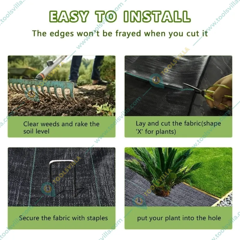 Singhal Premium 2 x 25 meter Weed Control Barrier Sheet | Suitable for Home Garden, Nursery and Agricultural Field(Thickness-90 GSM)