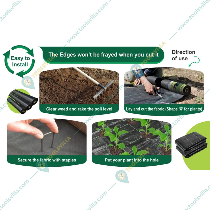 Singhal Premium 2 x 25 meter Weed Control Barrier Sheet | Suitable for Home Garden, Nursery and Agricultural Field(Thickness-90 GSM)